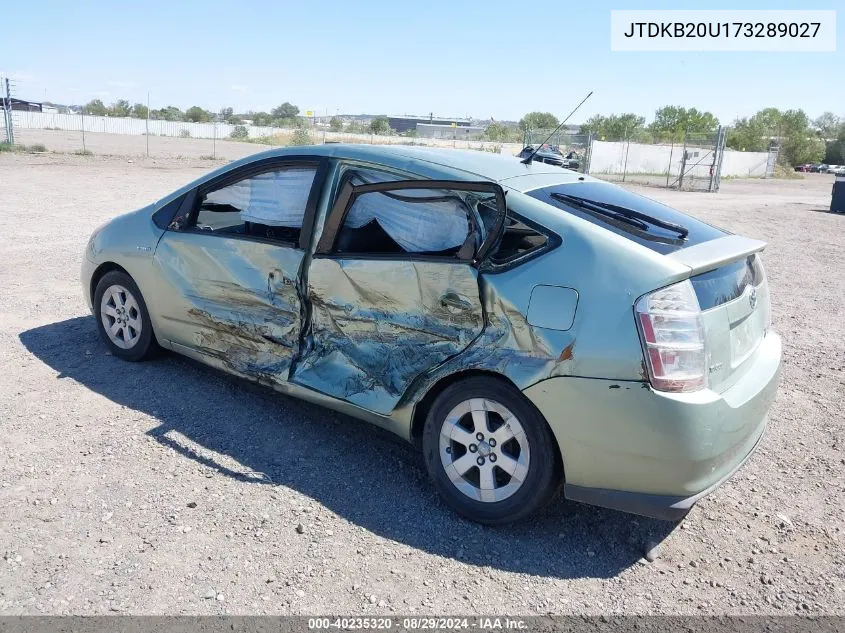 2007 Toyota Prius VIN: JTDKB20U173289027 Lot: 40235320