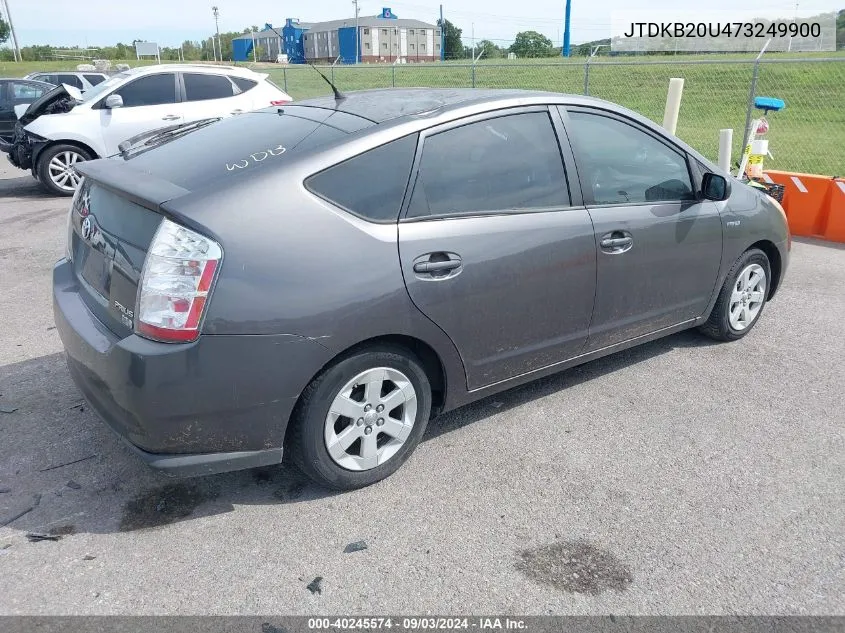 2007 Toyota Prius VIN: JTDKB20U473249900 Lot: 40245574