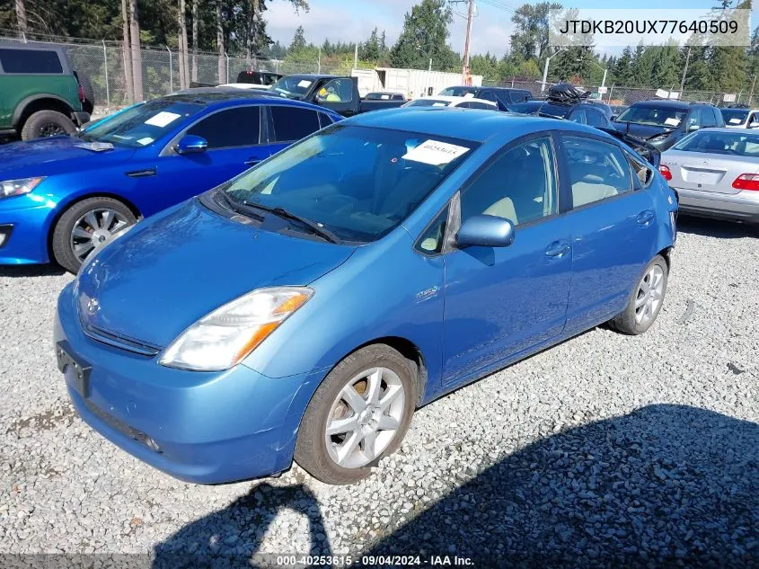 JTDKB20UX77640509 2007 Toyota Prius Touring