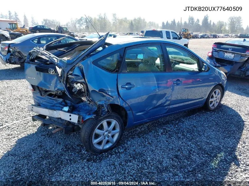 JTDKB20UX77640509 2007 Toyota Prius Touring