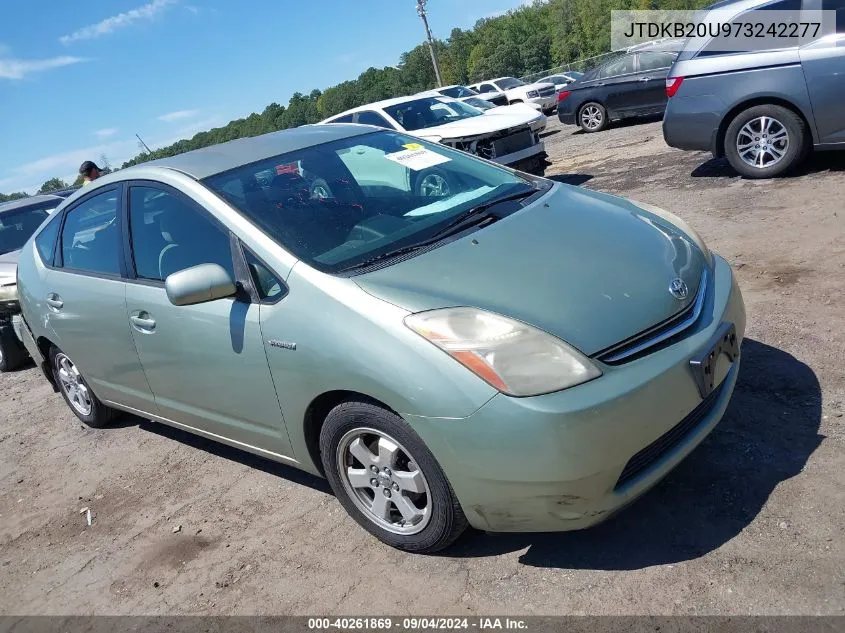 2007 Toyota Prius VIN: JTDKB20U973242277 Lot: 40261869