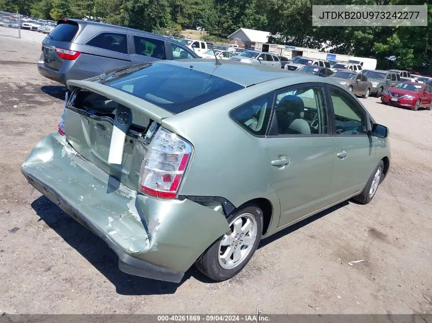 2007 Toyota Prius VIN: JTDKB20U973242277 Lot: 40261869