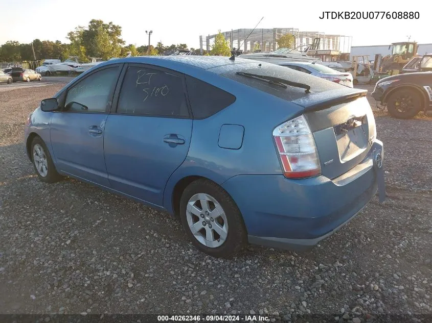 JTDKB20U077608880 2007 Toyota Prius