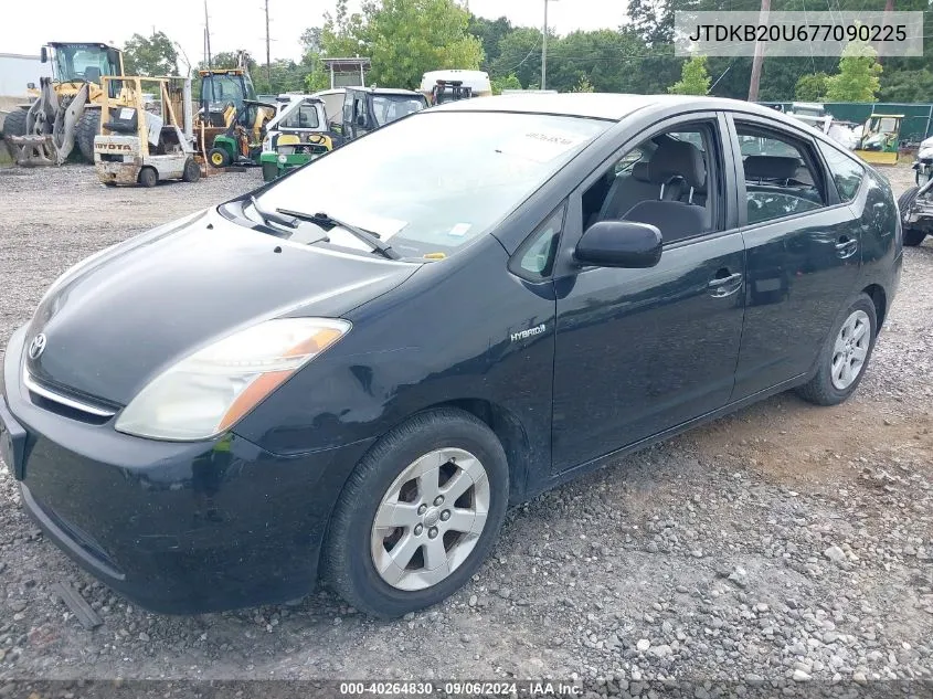 2007 Toyota Prius VIN: JTDKB20U677090225 Lot: 40264830