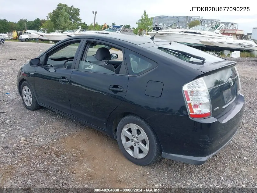 2007 Toyota Prius VIN: JTDKB20U677090225 Lot: 40264830