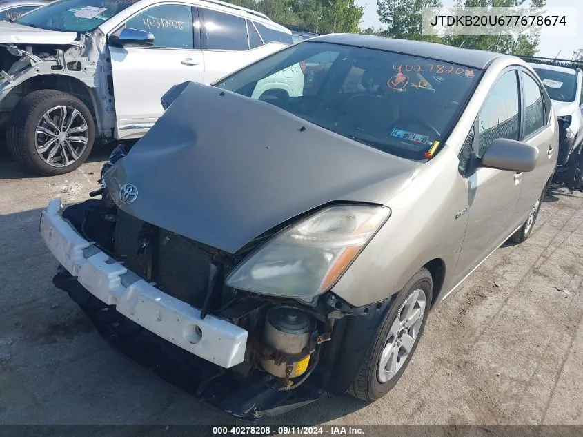 JTDKB20U677678674 2007 Toyota Prius