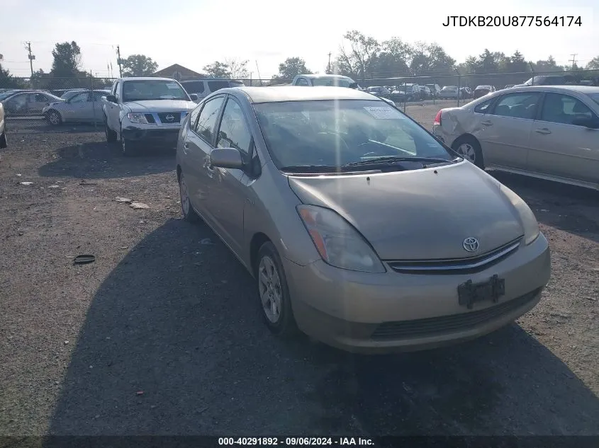 JTDKB20U877564174 2007 Toyota Prius