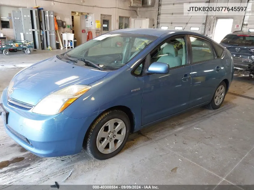 JTDKB20U377645597 2007 Toyota Prius