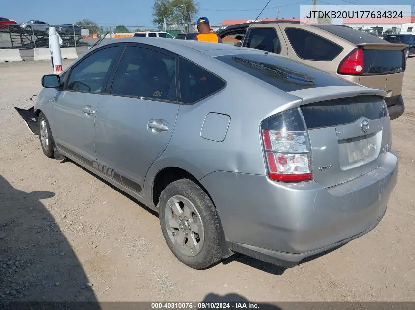 JTDKB20U177634324 2007 Toyota Prius