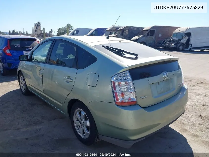 JTDKB20U777675329 2007 Toyota Prius