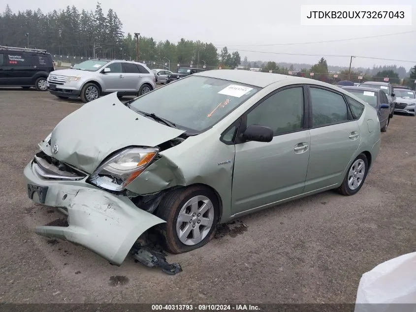 2007 Toyota Prius VIN: JTDKB20UX73267043 Lot: 40313793