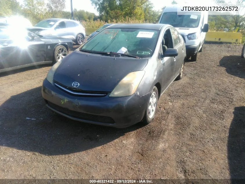 2007 Toyota Prius VIN: JTDKB20U173262572 Lot: 40321422