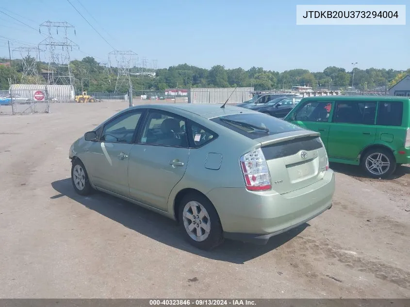 2007 Toyota Prius VIN: JTDKB20U373294004 Lot: 40323846