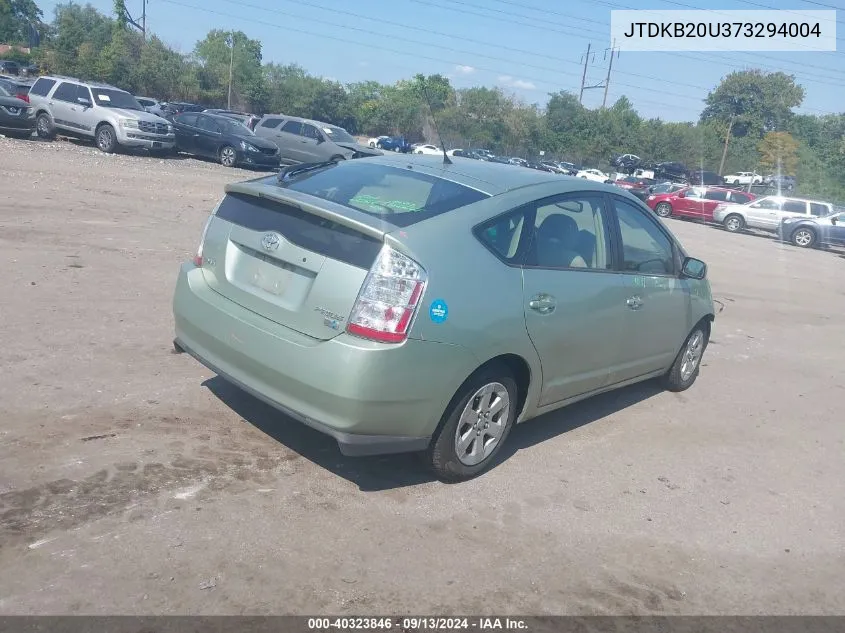 2007 Toyota Prius VIN: JTDKB20U373294004 Lot: 40323846