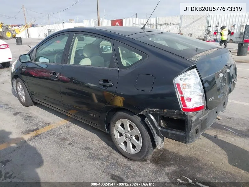 JTDKB20U577673319 2007 Toyota Prius