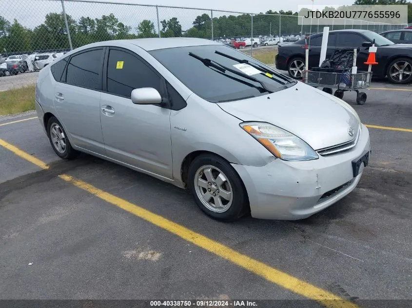 JTDKB20U777655596 2007 Toyota Prius