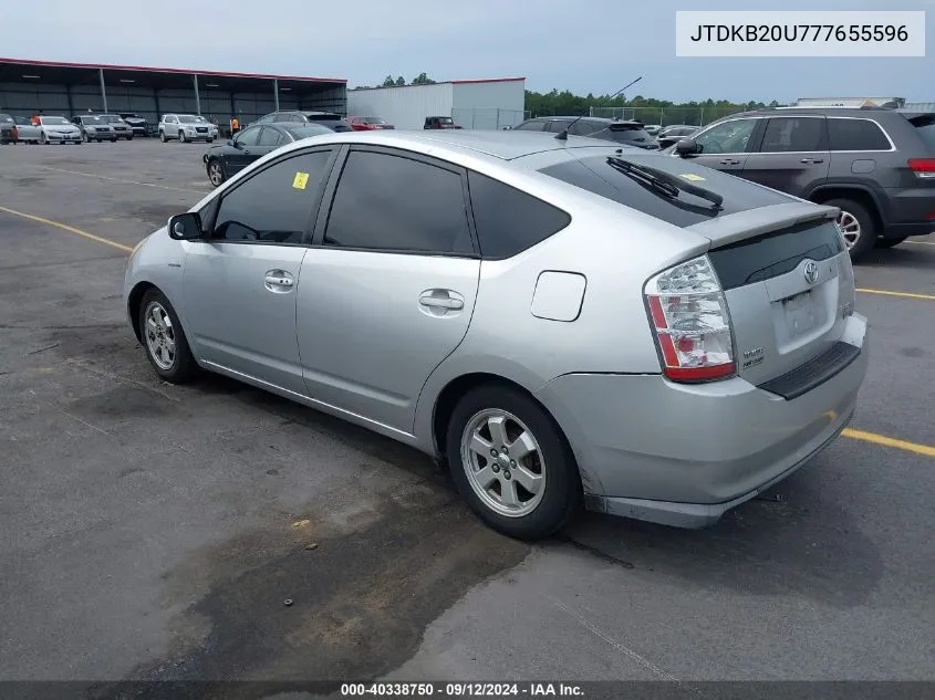 JTDKB20U777655596 2007 Toyota Prius