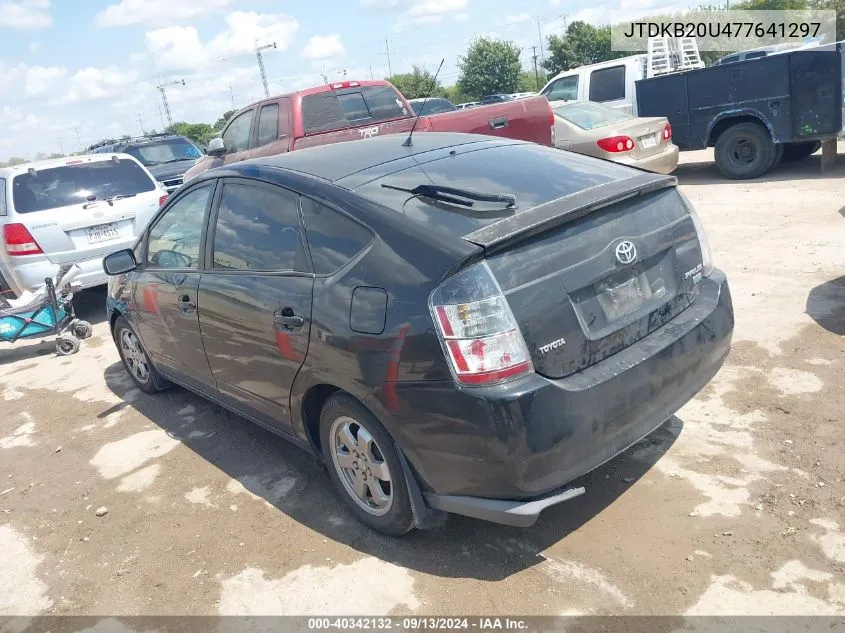 2007 Toyota Prius VIN: JTDKB20U477641297 Lot: 40342132