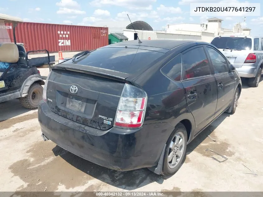 2007 Toyota Prius VIN: JTDKB20U477641297 Lot: 40342132