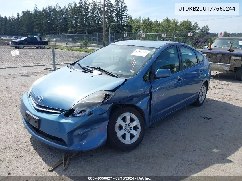 JTDKB20U177660244 2007 Toyota Prius