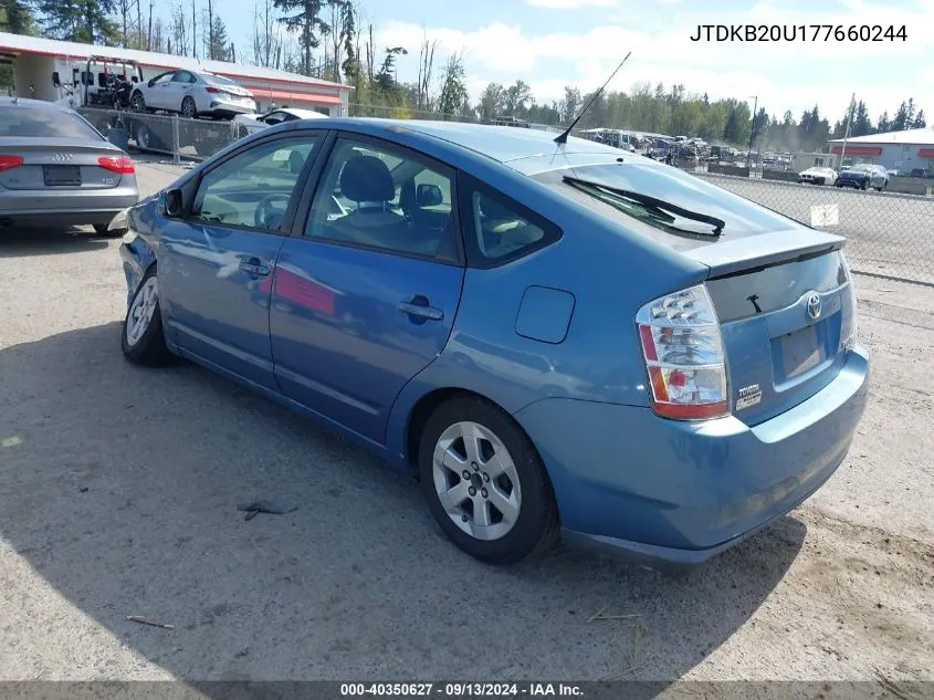 JTDKB20U177660244 2007 Toyota Prius