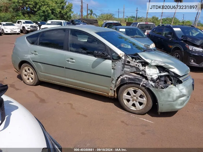 2007 Toyota Prius Touring VIN: JTDKB20U673231897 Lot: 40350661