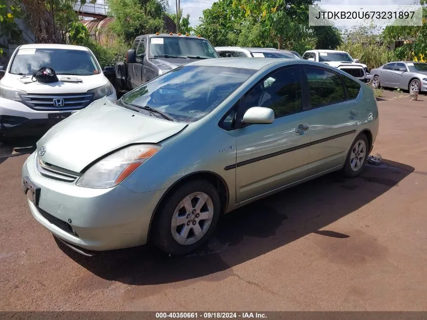 2007 Toyota Prius Touring VIN: JTDKB20U673231897 Lot: 40350661