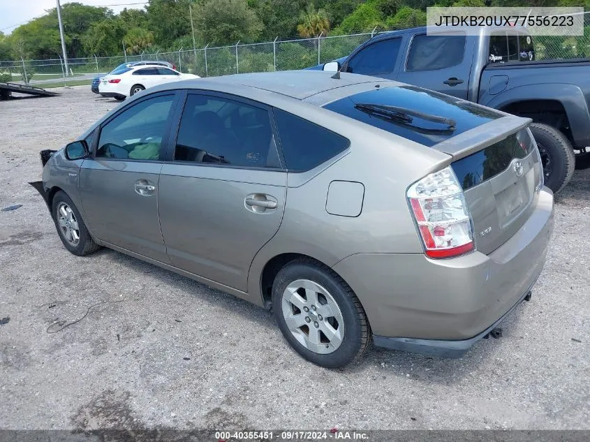 2007 Toyota Prius VIN: JTDKB20UX77556223 Lot: 40355451