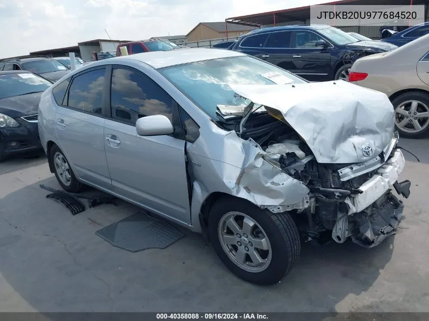 JTDKB20U977684520 2007 Toyota Prius