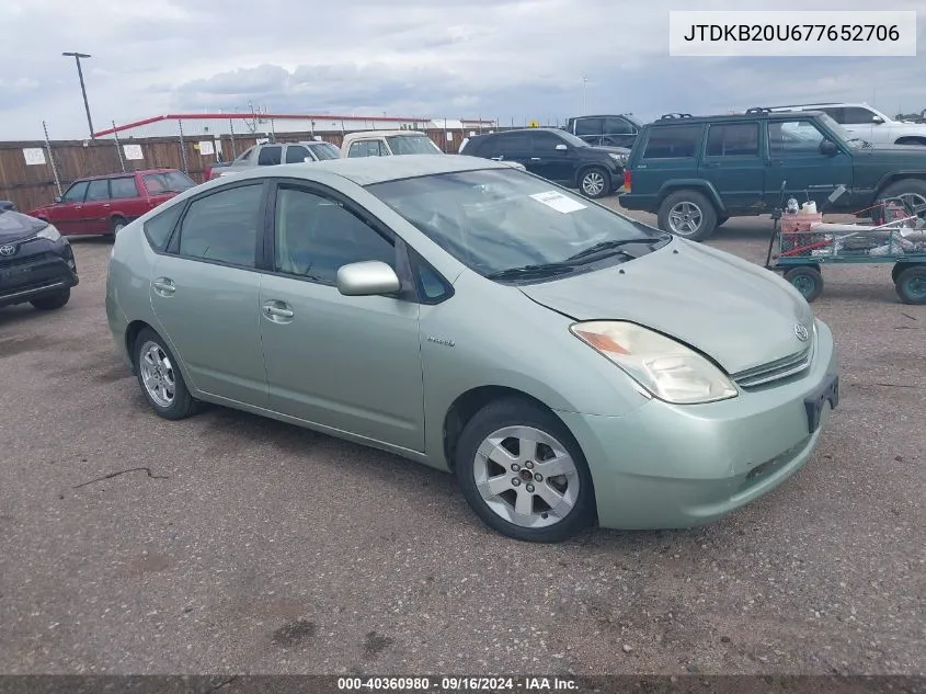 JTDKB20U677652706 2007 Toyota Prius