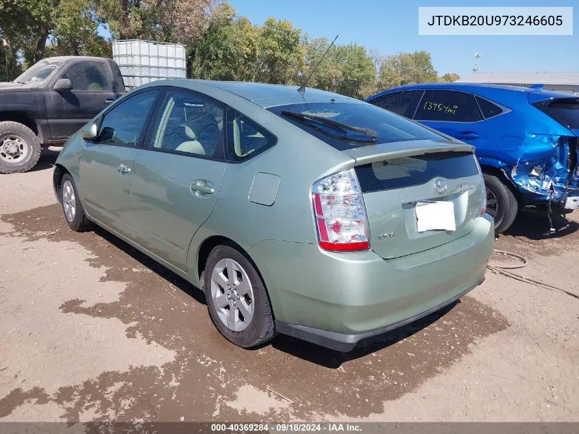 2007 Toyota Prius VIN: JTDKB20U973246605 Lot: 40369284