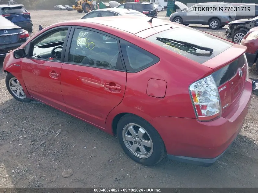 JTDKB20U977631719 2007 Toyota Prius