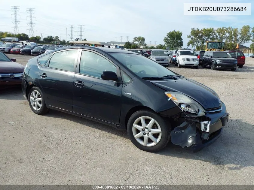 2007 Toyota Prius Touring VIN: JTDKB20U073286684 Lot: 40381602