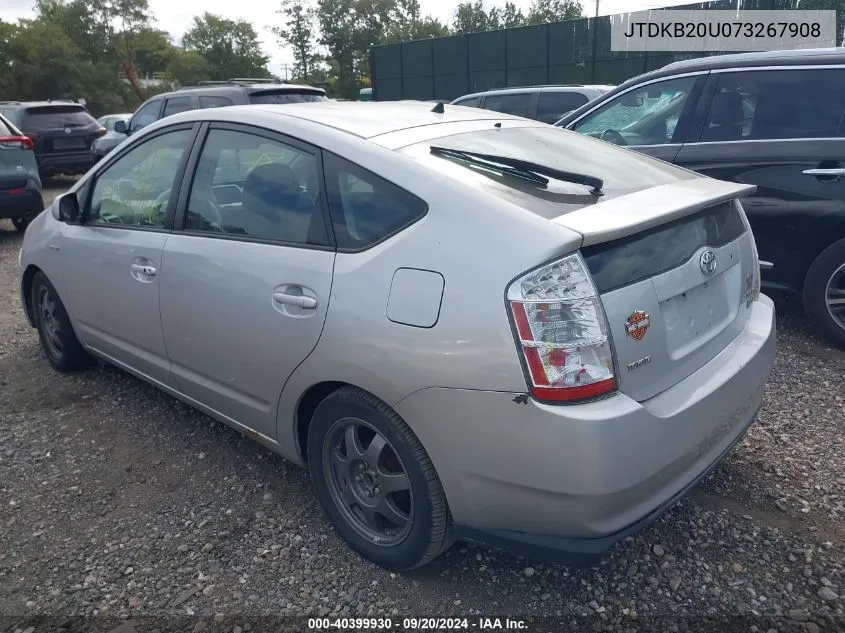 2007 Toyota Prius Touring VIN: JTDKB20U073267908 Lot: 40399930