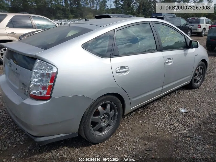 2007 Toyota Prius Touring VIN: JTDKB20U073267908 Lot: 40399930