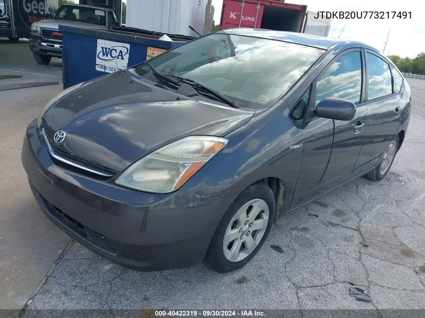 JTDKB20U773217491 2007 Toyota Prius