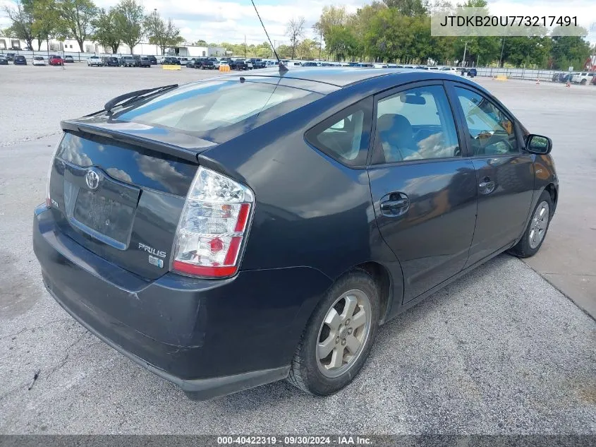 JTDKB20U773217491 2007 Toyota Prius