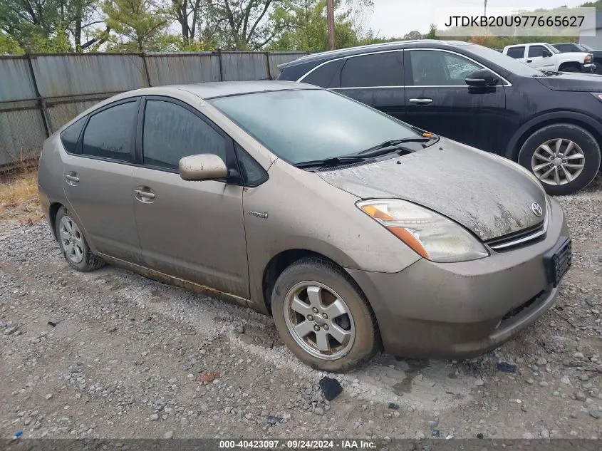 2007 Toyota Prius VIN: JTDKB20U977665627 Lot: 40423097