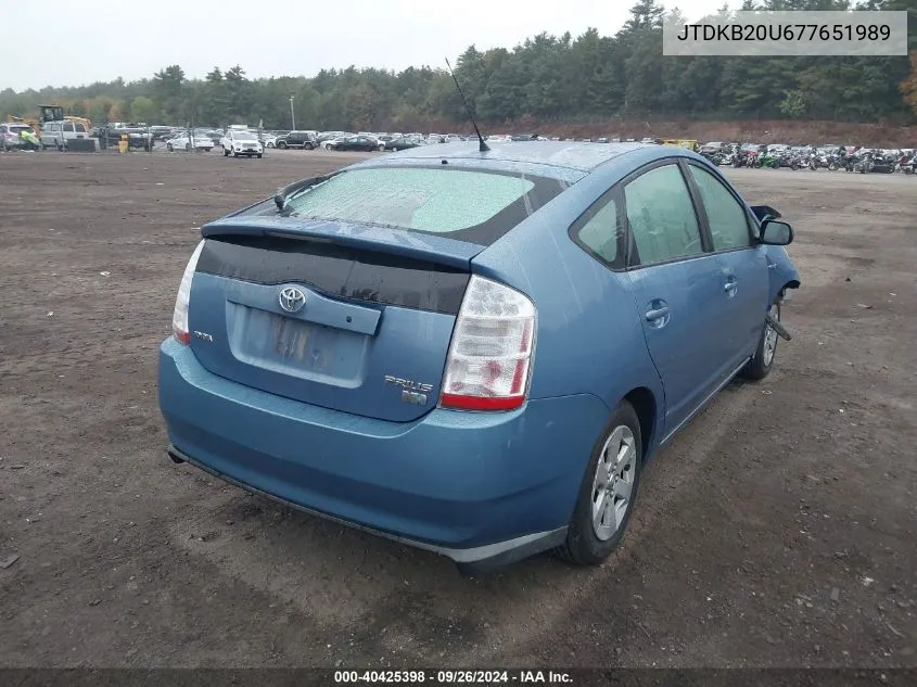 JTDKB20U677651989 2007 Toyota Prius