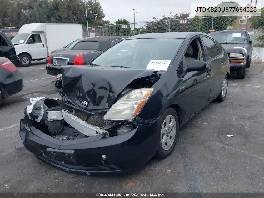 2007 Toyota Prius VIN: JTDKB20U877684525 Lot: 40441385