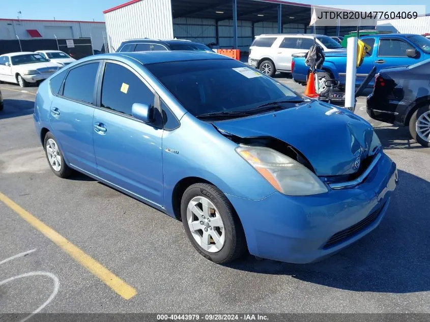 2007 Toyota Prius VIN: JTDKB20U477604069 Lot: 40443979