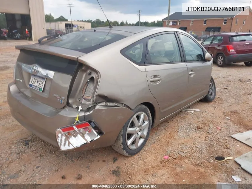 2007 Toyota Prius VIN: JTDKB20U377668121 Lot: 40462533