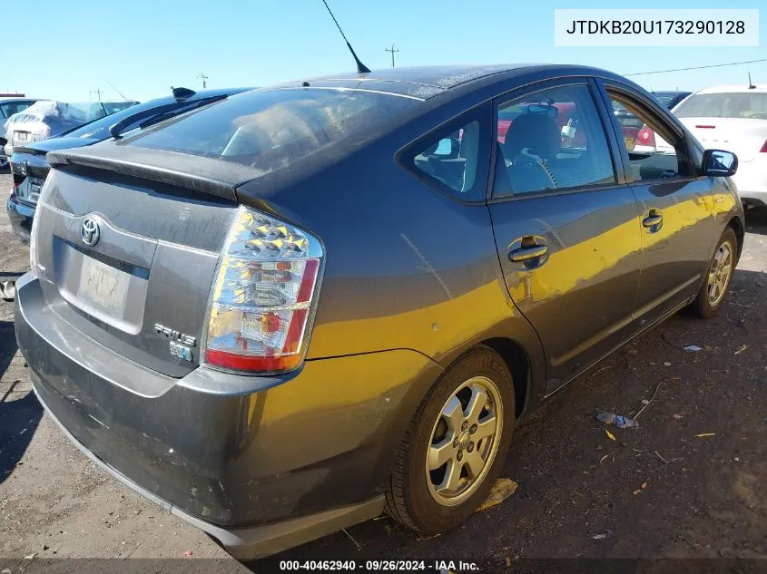 2007 Toyota Prius VIN: JTDKB20U173290128 Lot: 40462940