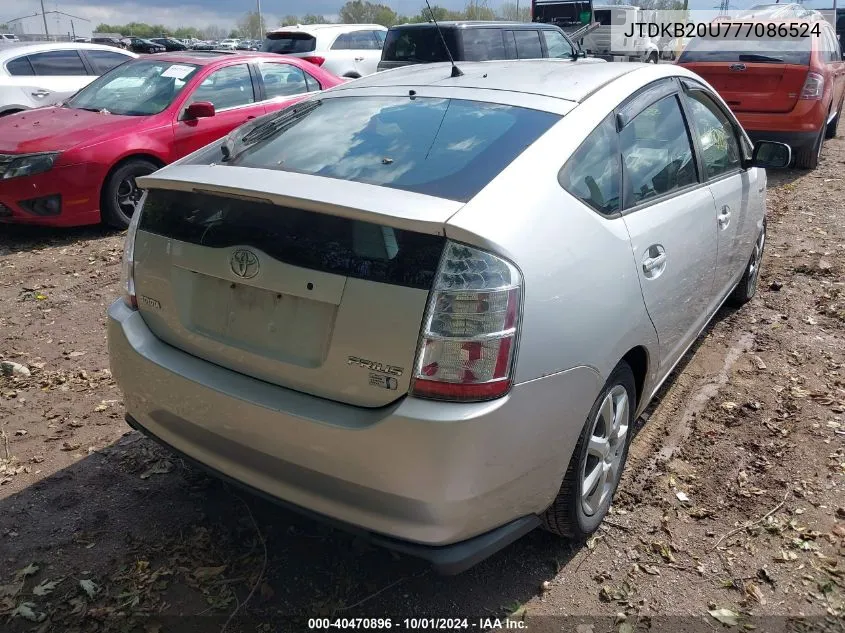 JTDKB20U777086524 2007 Toyota Prius Touring