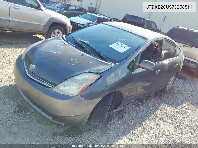 2007 Toyota Prius VIN: JTDKB20U573258511 Lot: 40471095