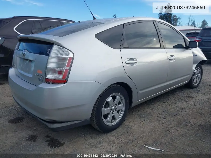 2007 Toyota Prius VIN: JTDKB20U373246860 Lot: 40471442