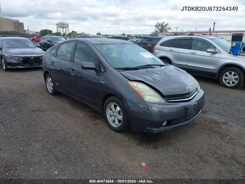 2007 Toyota Prius Base (Cvt-E) VIN: JTDKB20U873264349 Lot: 40473684