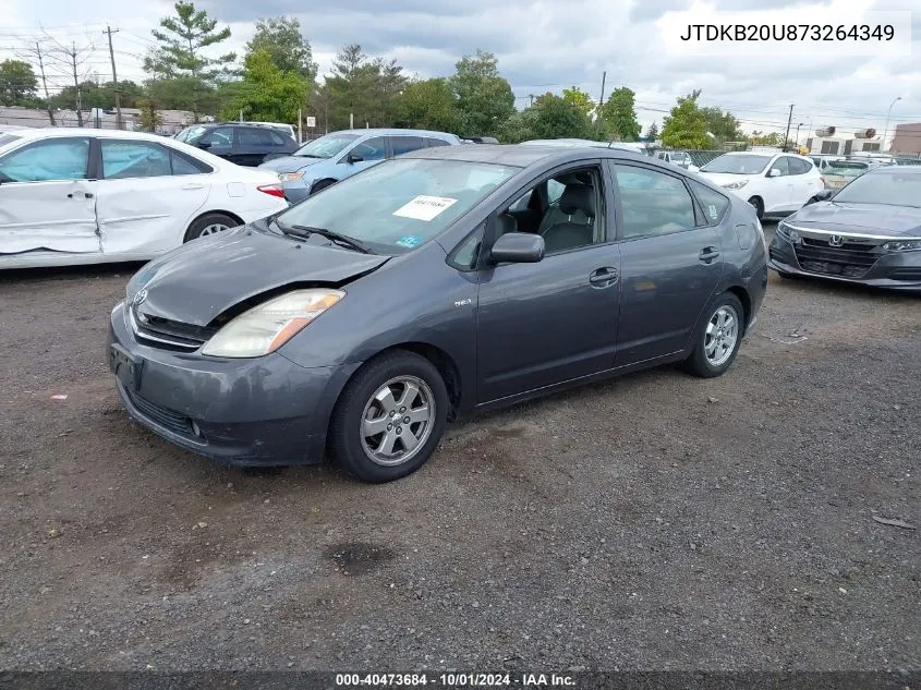 2007 Toyota Prius Base (Cvt-E) VIN: JTDKB20U873264349 Lot: 40473684