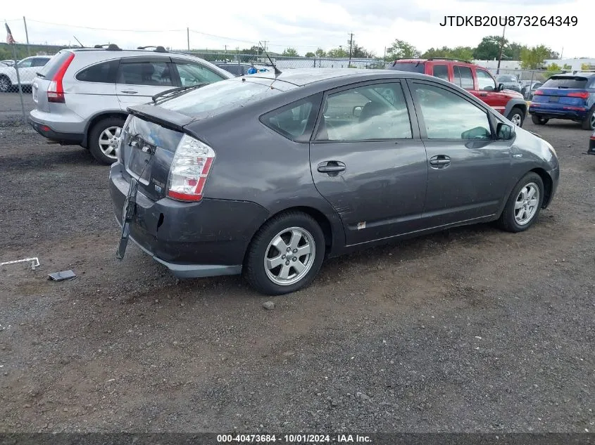 JTDKB20U873264349 2007 Toyota Prius Base (Cvt-E)