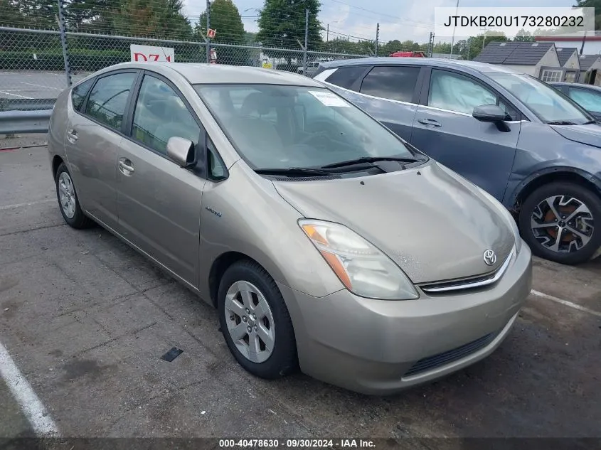 JTDKB20U173280232 2007 Toyota Prius Base (Cvt-E)